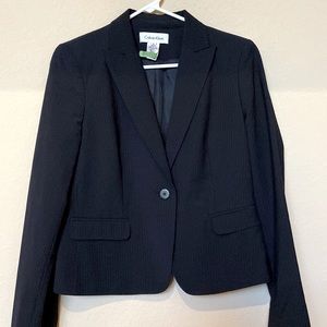 Dark Navy pinstripe blazer, 8